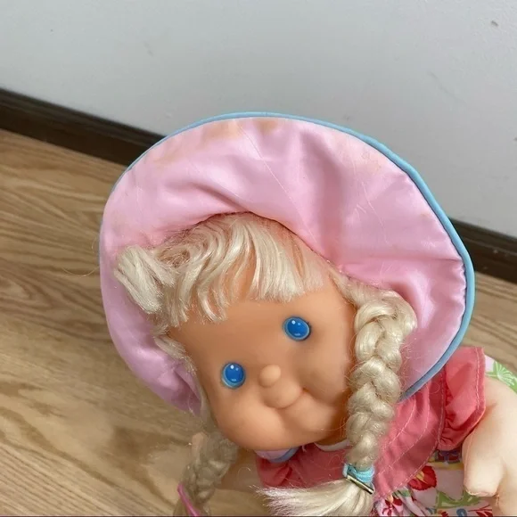 Vintage Fisher Price Puffalump Kids Doll 1992 Pink